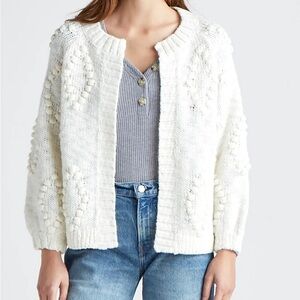 Lucky Brand Bobble Cardigan Small NWT